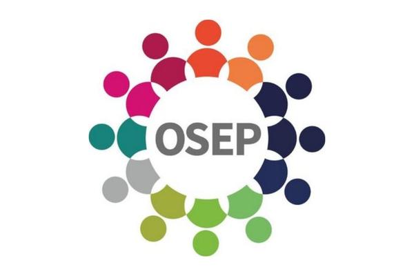 Circular OSEP multicoloured logo