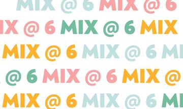 Colouful Mix @ 6 text repreated