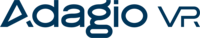adagio logo turquoise