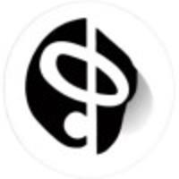 Soul Chord logo, white note on black background